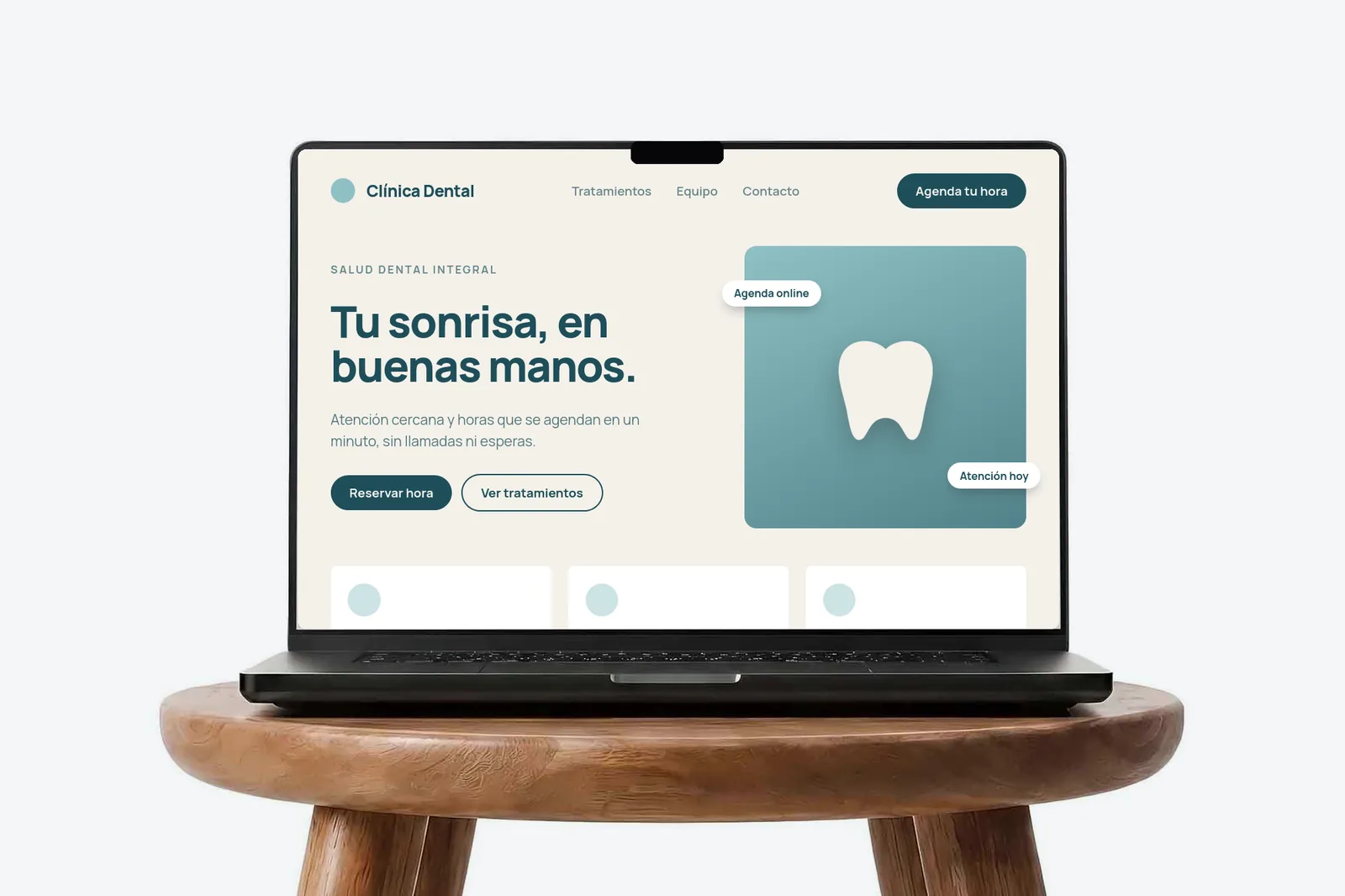 Clínica dental — Web y agenda online